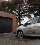 Garage d'une maison en bois ECOP Habitat