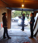 Garage d'une maison écologique en bois ECOP Habitat