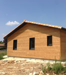 Vue extérieure d'une maison bois ECOP Habitat