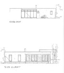 Façade d'une maison écologique ECOP Habitat : Nord Est/Sud Ouest