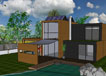 Intégration d'une maison écologique du bureau d'études ECOP Habitat