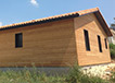 Maison avec un bardage en bois