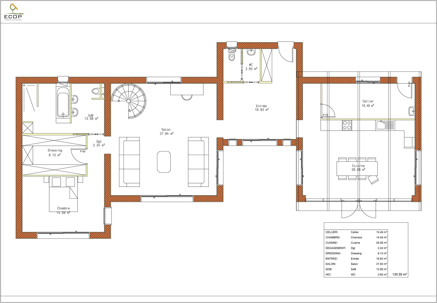 plan maison ecologique