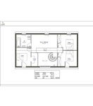 Plan maison ecologique Medium Loft Etage 124