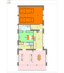 Plan de maison ecologique Maxi Loft RDC