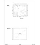 Plan maison écologique MiniLoft36 RDC