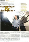 On peut concilier économique et écologique - Sebastien brancq