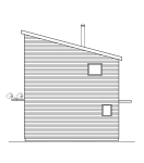 Pignon loft à une pente